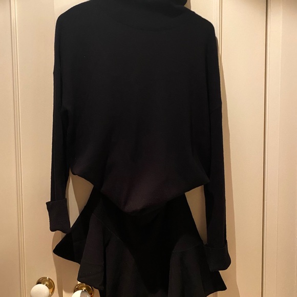 All Saints Black Sweater Dress size L - Picture 4 of 8